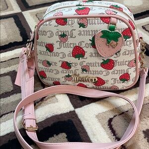 Juicy Couture Pink Strawberry Crossbody Bag